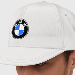 Кепка снепбек с прямым козырьком Logo BMW