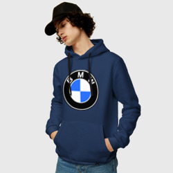 Мужская толстовка хлопок Logo BMW - фото 2