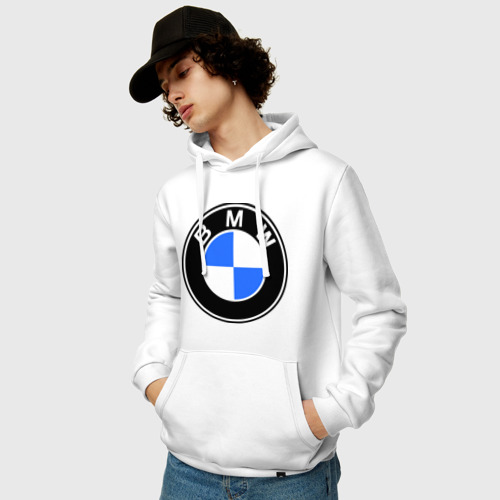 Мужская толстовка хлопок Logo BMW - фото 3