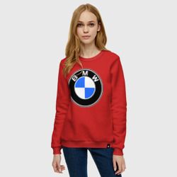 Женский свитшот хлопок Logo BMW - фото 2