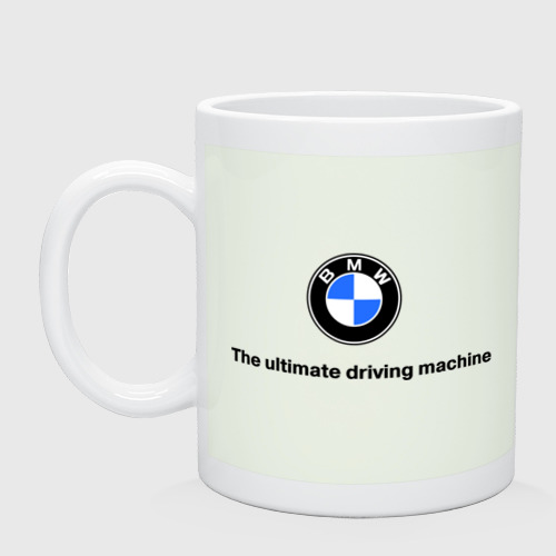 Кружка керамическая The ultimate driving machine, цвет фосфор