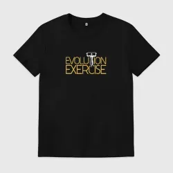 Мужская футболка хлопок Evolution of Exercise