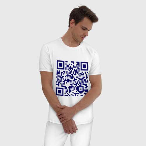 Мужская пижама хлопок Ты лицезреешь QR-код - фото 3