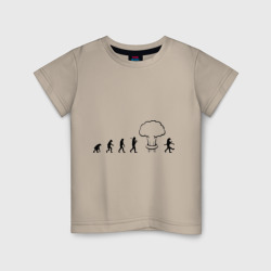 Детская футболка хлопок Эволюция после взрыва