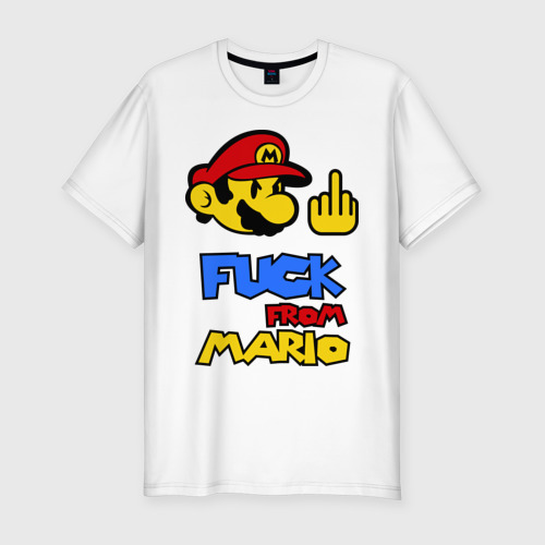 Мужская футболка премиум Fuck From Mario Фото 01 Мужская футболка премиум Fuck From Mario Фото 01
