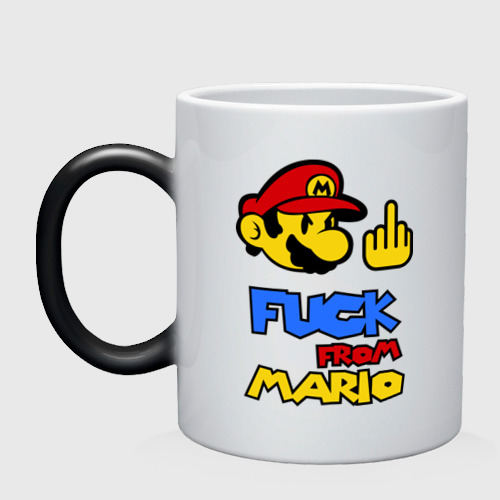 Кружка хамелеон Fuck From Mario Фото 01 Кружка хамелеон Fuck From Mario Фото 01