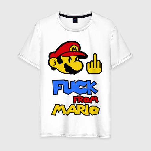 Мужская Футболка Fuck From Mario (хлопок)