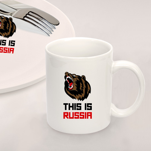 Набор: тарелка + кружка This is Russia - фото 2