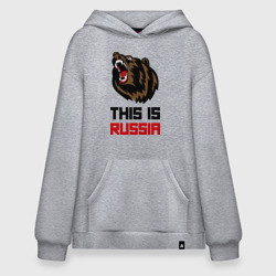 Худи SuperOversize хлопок This is Russia