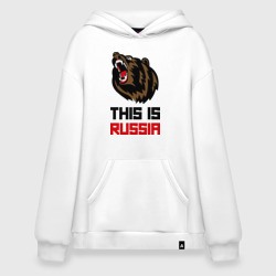 Худи SuperOversize хлопок This is Russia