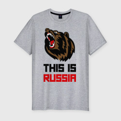 Мужская футболка хлопок Slim This is Russia