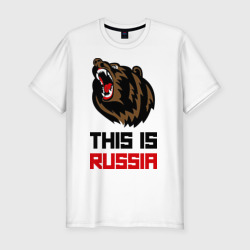 Мужская футболка хлопок Slim This is Russia