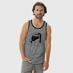 Мужская майка хлопок Street workout выход силой black - фото 2