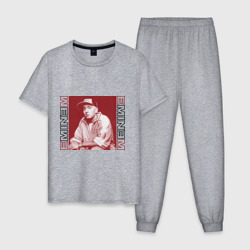 Мужская пижама хлопок Eminem в кепке