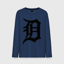 Мужской лонгслив хлопок Detroit tigers