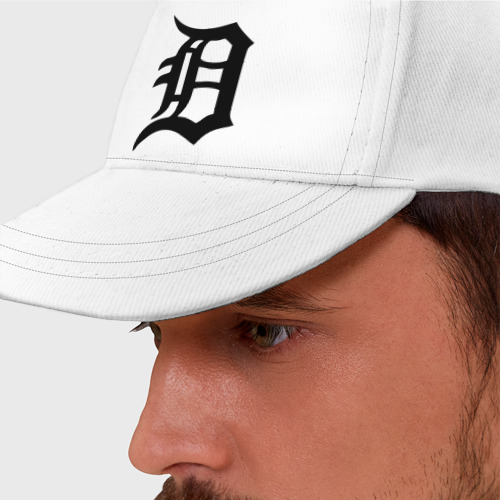 Бейсболка Detroit tigers, цвет белый - фото 2