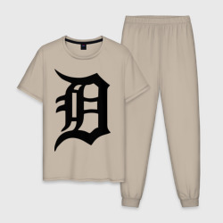 Мужская пижама хлопок Detroit tigers