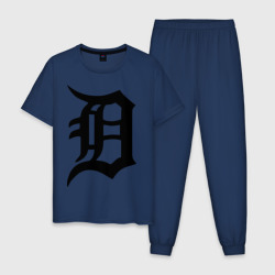 Мужская пижама хлопок Detroit tigers