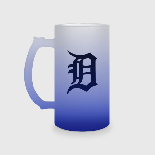 Кружка пивная матовое стекло Detroit tigers