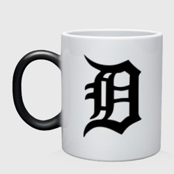 Кружка хамелеон Detroit tigers