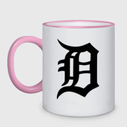 Кружка двухцветная Detroit tigers