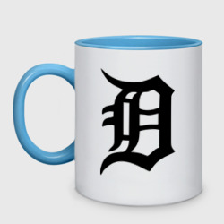 Кружка двухцветная Detroit tigers