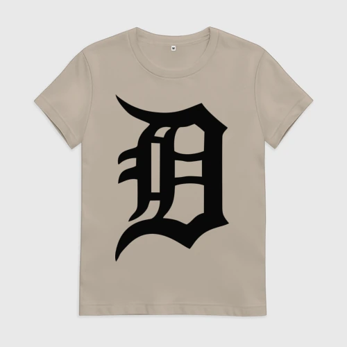 Женская футболка хлопок Detroit tigers