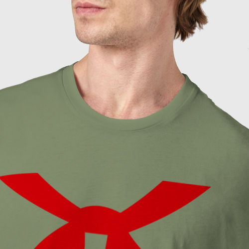 Мужская футболка хлопок Всегда готов пионер, цвет авокадо - фото 6