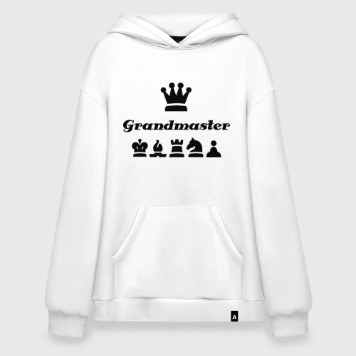 Худи SuperOversize хлопок Grandmaster, цвет белый