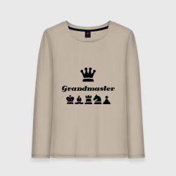 Женский лонгслив хлопок Grandmaster