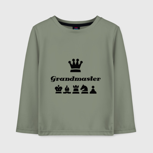 Детский лонгслив хлопок Grandmaster, цвет авокадо