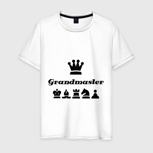 Мужская футболка хлопок Grandmaster, цвет белый