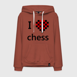 Мужская толстовка хлопок I love chess