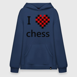 Худи SuperOversize хлопок I love chess