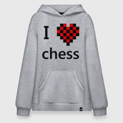 Худи SuperOversize хлопок I love chess