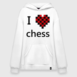 Худи SuperOversize хлопок I love chess