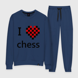 Женский костюм хлопок I love chess