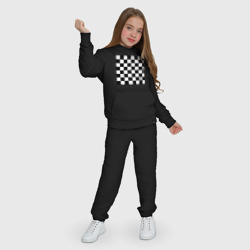 Детский костюм с толстовкой хлопок Шахматная комбинация 1 - фото 2