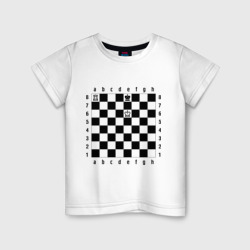 Детская футболка хлопок Комбинация шах и мат