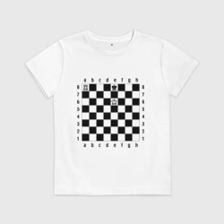 Детская футболка хлопок Комбинация шах и мат