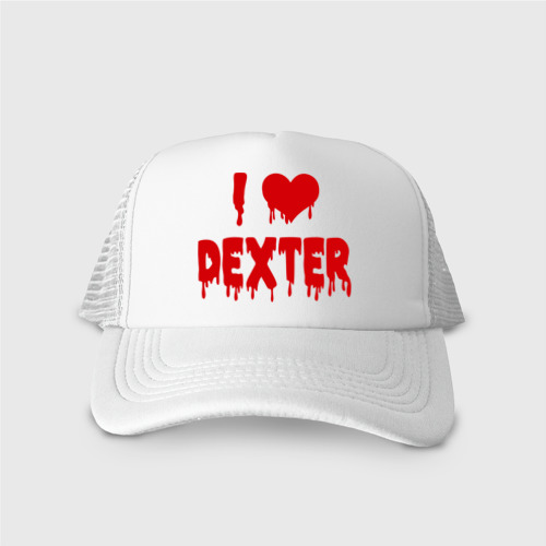 Кепка тракер с сеткой I love Dexter