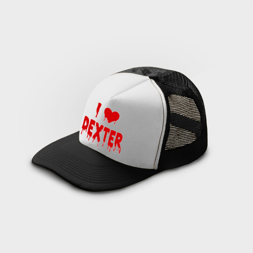 Кепка тракер с сеткой I love Dexter, цвет черный - фото 3