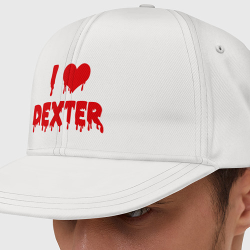 Кепка с прямым козырьком I love Dexter