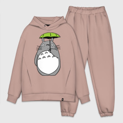 Мужской костюм oversize хлопок Totoro с зонтом