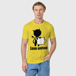 Мужская футболка хлопок Love united мужская - фото 2
