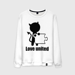 Мужской свитшот хлопок Love united мужская