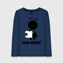 Женский лонгслив хлопок Love united женская