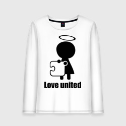 Женский лонгслив хлопок Love united женская