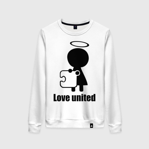 Женский свитшот хлопок Love united женская