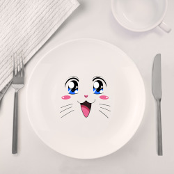 Набор: тарелка + кружка Японская кошечка - фото 2